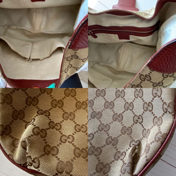 Authentic Gucci GG Canvas Hobo Shoulder HandBag - Picture 12 of 12